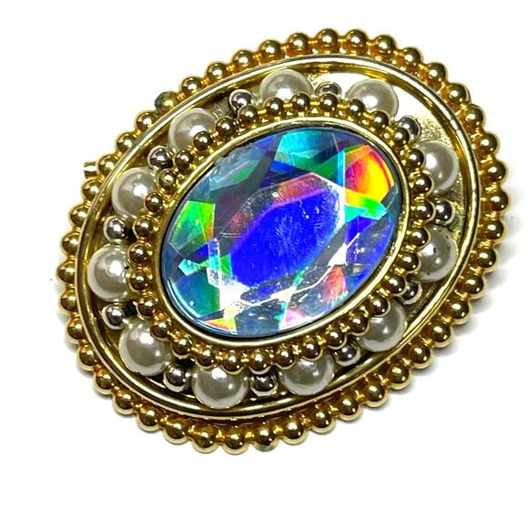 2" Blue Brooch - Picture 2 of 5